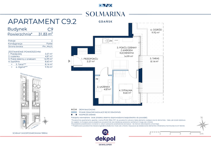 Mieszkanie w inwestycji: Sol Marina etap III
