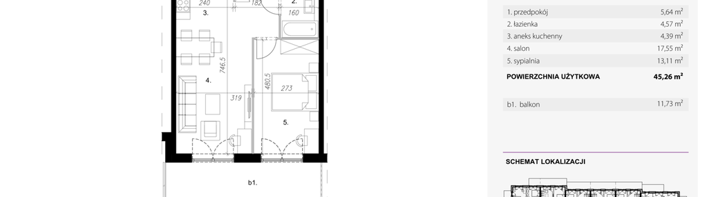 Mieszkanie w inwestycji: Wyspa Solna Etap III, budynek A