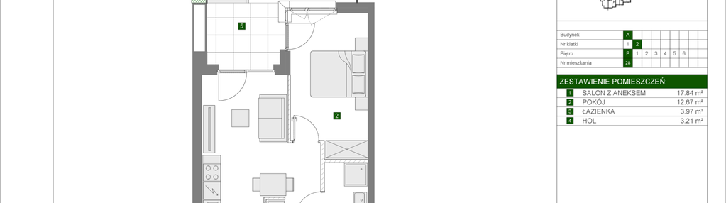 Mieszkanie w inwestycji: Osiedle Urbino etap 5