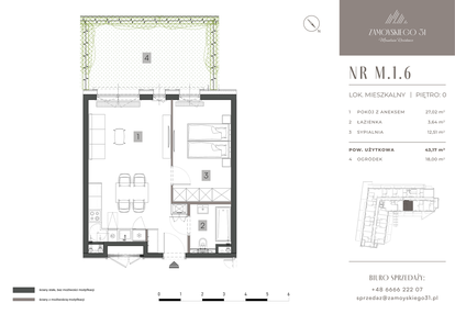Mieszkanie w inwestycji: Zamoyskiego 31