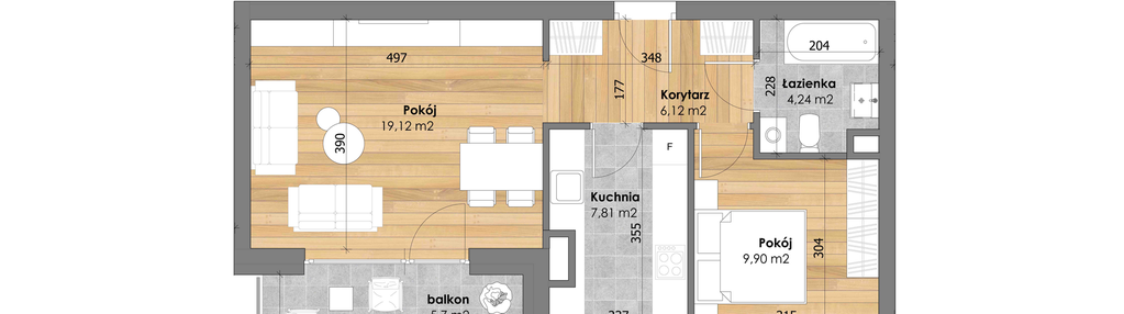 Mieszkanie w inwestycji: Przy Kochanowskiego