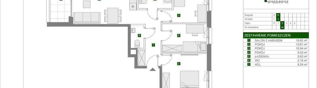 Mieszkanie w inwestycji: Osiedle Urbino etap 4.1