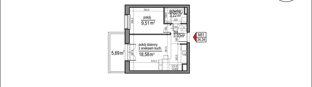 Mieszkanie w inwestycji: Osiedle Rytm etap 3