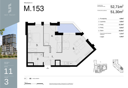 Mieszkanie w inwestycji: Sky Trust etap II