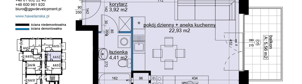 Mieszkanie w inwestycji: Osiedle Hawelańska etap III - bud. A