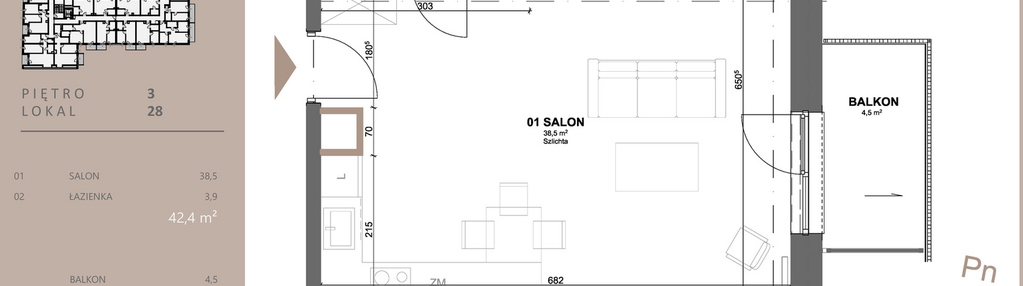 Mieszkanie w inwestycji: BETWEEN