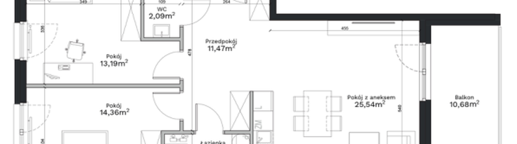 Mieszkanie w inwestycji: Podedworze 13