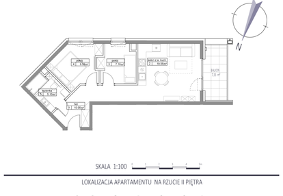 Mieszkanie w inwestycji: Apartamenty na Klifie bud. D, E i F