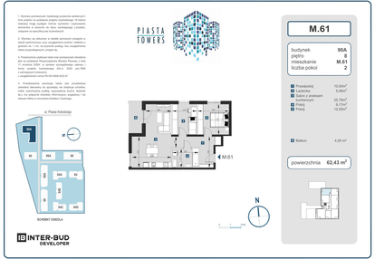 Mieszkanie w inwestycji: Piasta Towers bud. 90A