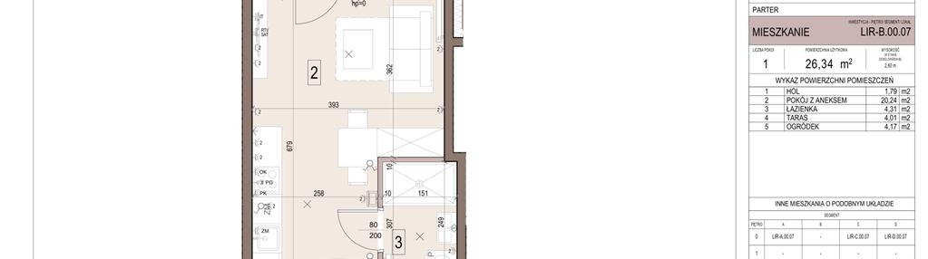 Mieszkanie w inwestycji: Takt Lirników