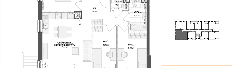 Mieszkanie w inwestycji: Konstelacja etap IV