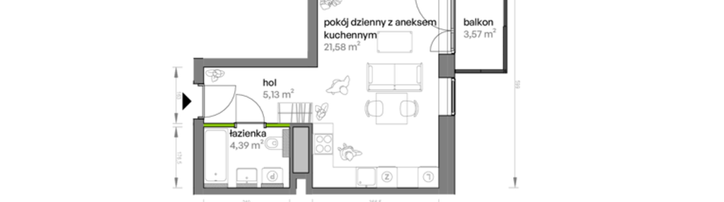 Mieszkanie w inwestycji: Ptasia Vita