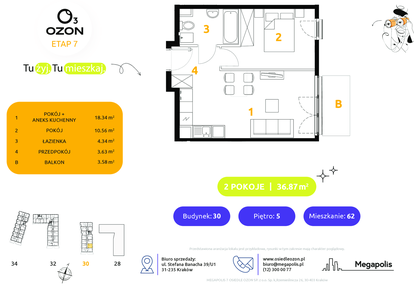 Mieszkanie w inwestycji: Osiedle Ozon etap VII