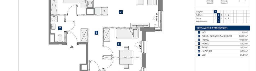 Mieszkanie w inwestycji: Apartamenty Park Matecznego Etap 2.2
