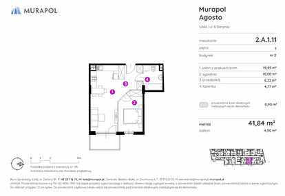 Mieszkanie w inwestycji: Murapol Agosto