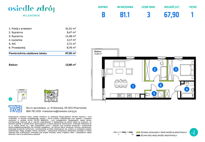 Mieszkanie w inwestycji: Osiedle Zdrój