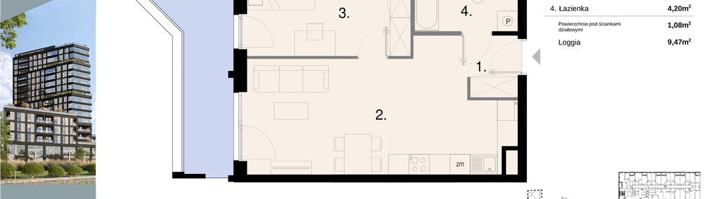 Mieszkanie w inwestycji: Sky Trust etap II - Apartamenty inwestycyjne
