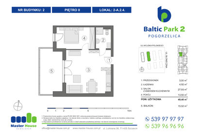 Mieszkanie w inwestycji: Baltic Park 2 Pogorzelica bud. 1 i 2