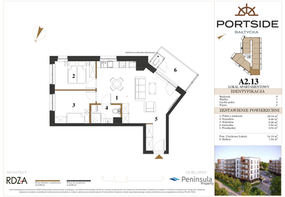 Mieszkanie w inwestycji: Portside Bałtycka