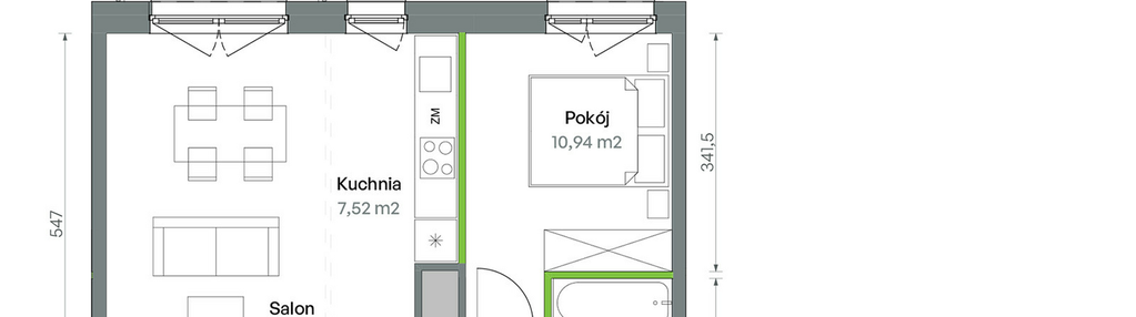 Mieszkanie w inwestycji: Oliwska Vita