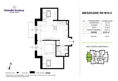 Mieszkanie w inwestycji: Osiedle Krokus etap IV