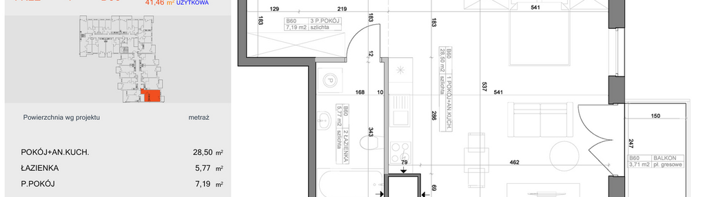Mieszkanie w inwestycji: Industria etap I-B