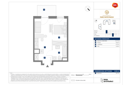 Mieszkanie w inwestycji: Apartamenty Park Matecznego Etap 1