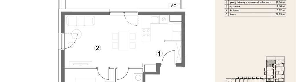 Mieszkanie w inwestycji: Waterlane Vibe