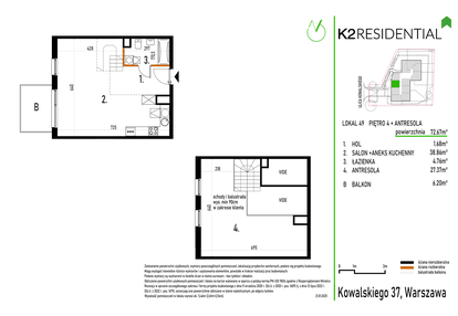 Mieszkanie w inwestycji: Kowalskiego 37