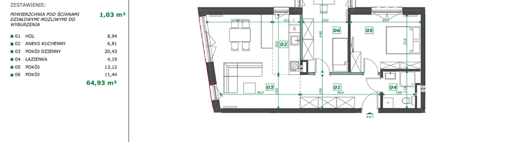 Mieszkanie w inwestycji: Apartamenty Pszczyńska