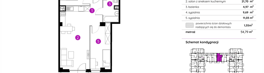 Mieszkanie w inwestycji: Murapol Apartamenty na Wzgórzu - bud. 4 i 5