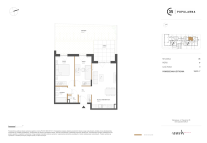 Mieszkanie w inwestycji: Popularna 35