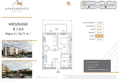 Mieszkanie w inwestycji: Apartamenty Nowe Miasto
