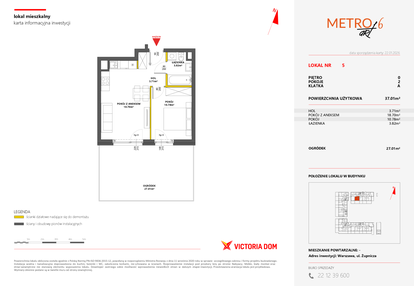 Mieszkanie w inwestycji: Metro Art 6