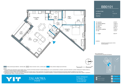 Mieszkanie w inwestycji: Talarowa Park