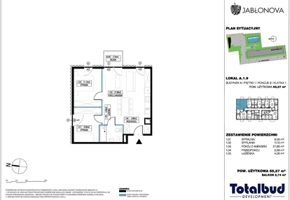 Mieszkanie w inwestycji: Jabłonova