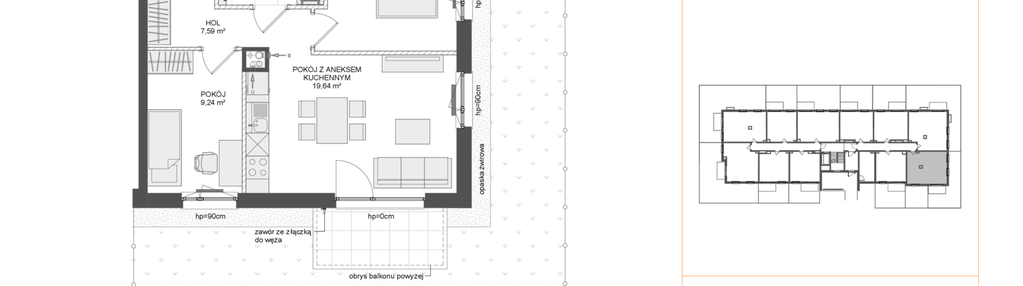 Mieszkanie w inwestycji: Osiedle Przy Błoniach 3 etap IV