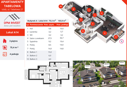 Mieszkanie w inwestycji: Apartamenty Tabelowa