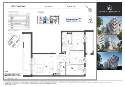 Mieszkanie w inwestycji: Dzielnica Kielczanka etap II