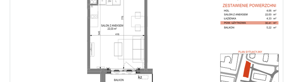 Mieszkanie w inwestycji: Craft Zabłocie