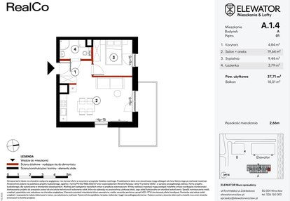 Mieszkanie w inwestycji: Elewator - Mieszkania i Lofty