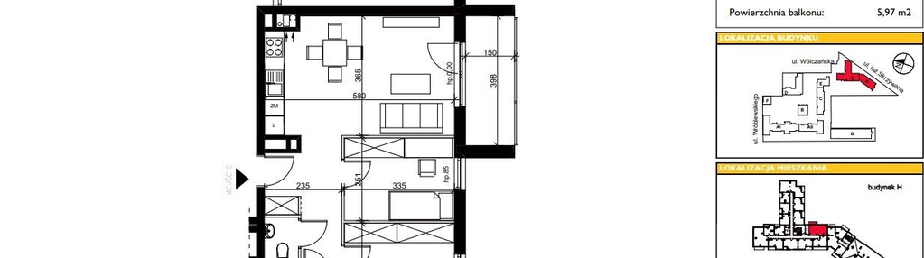 Mieszkanie w inwestycji: ART MODERN etap III - bud. H