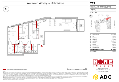 Mieszkanie w inwestycji: Zakątek Włochy