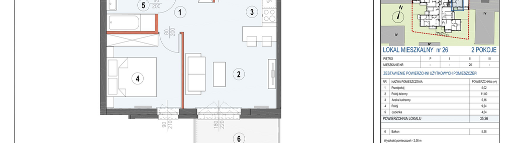 Mieszkanie w inwestycji: Słonimska Residence II