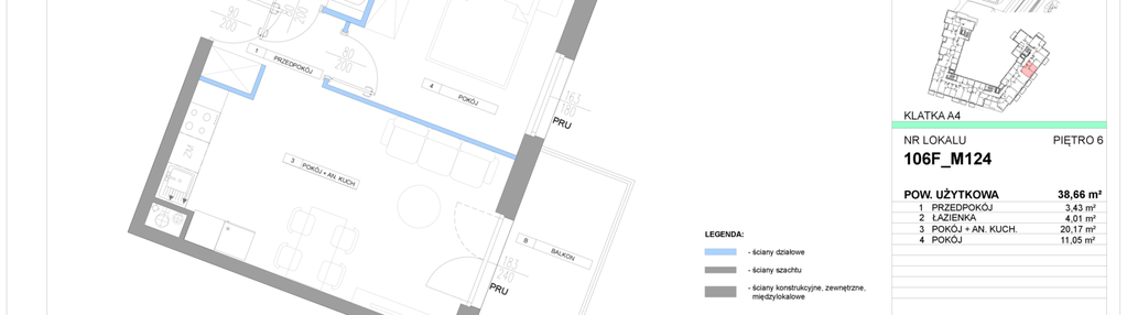 Mieszkanie w inwestycji: Miasteczko Jutrzenki Dzielnica Hortensji