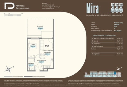 Mieszkanie w inwestycji: Mira