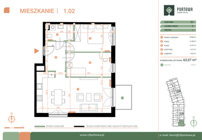 Mieszkanie w inwestycji: Casa Feliz Portowa II