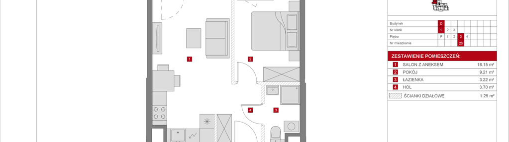 Mieszkanie w inwestycji: Dzielnica Mieszkaniowa Metro Zachód - etap 8.2