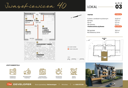 Mieszkanie w inwestycji: Iwaszkiewicza 40