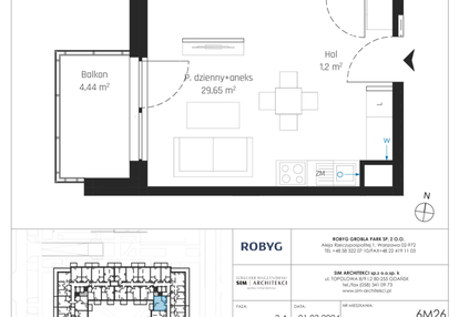 Mieszkanie w inwestycji: Nadmotławie Apartments etap J